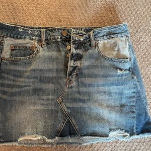 American Eagle denim mini skirt